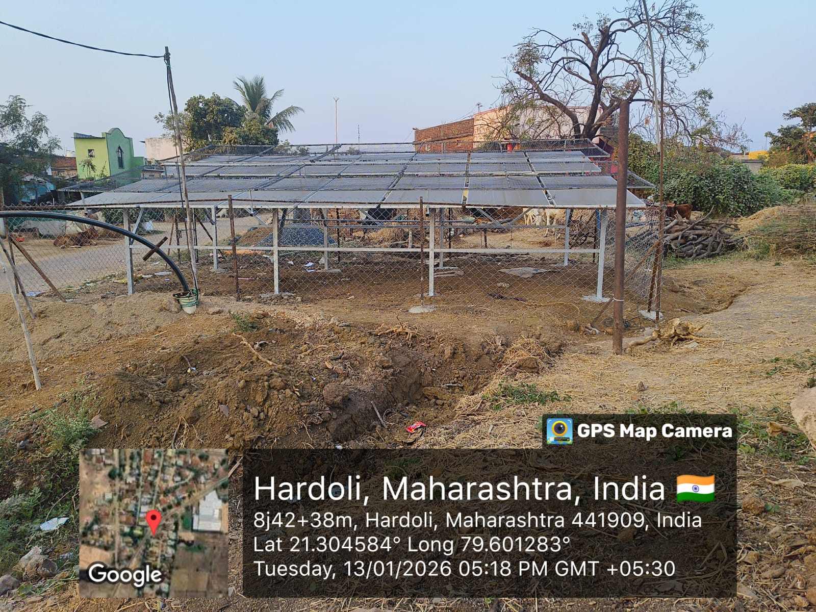 Solar infrastructure installation by Lakisha Enterprises